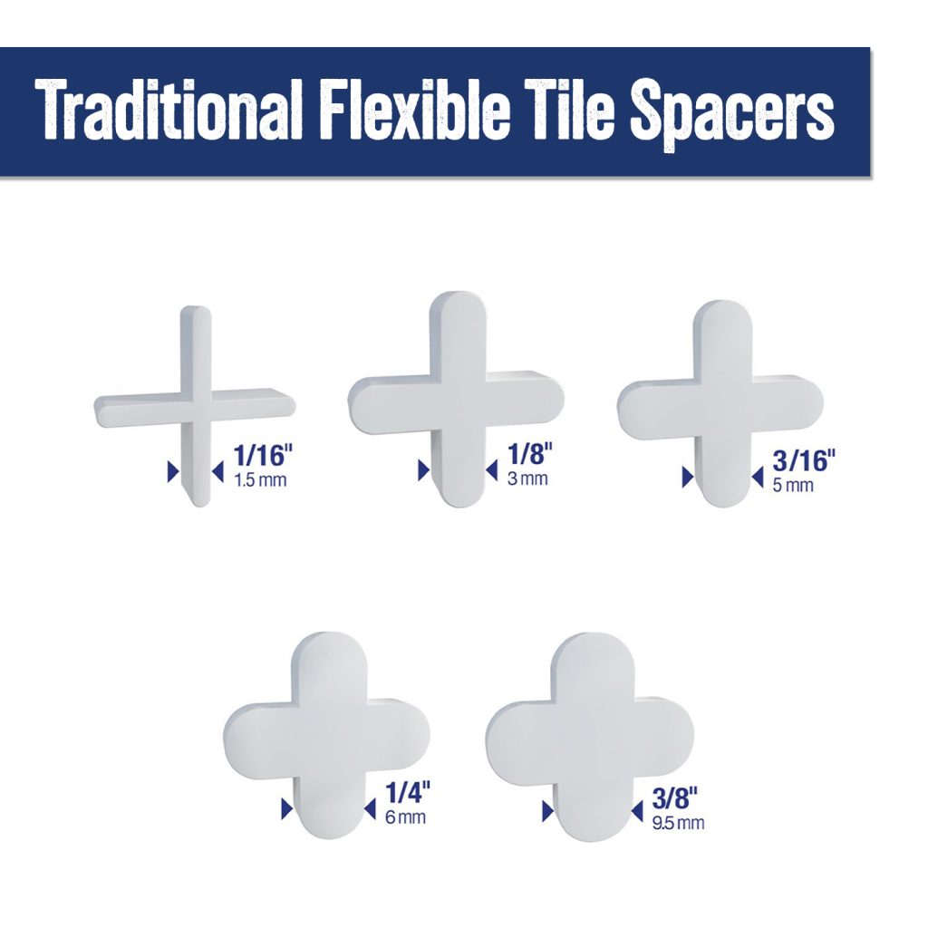 Traditional Flexible Tile Spacers
