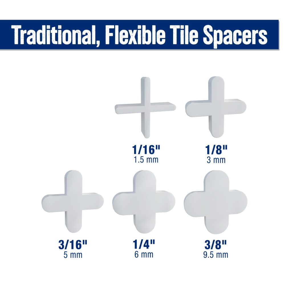 Traditional, Flexible Tile Spacers